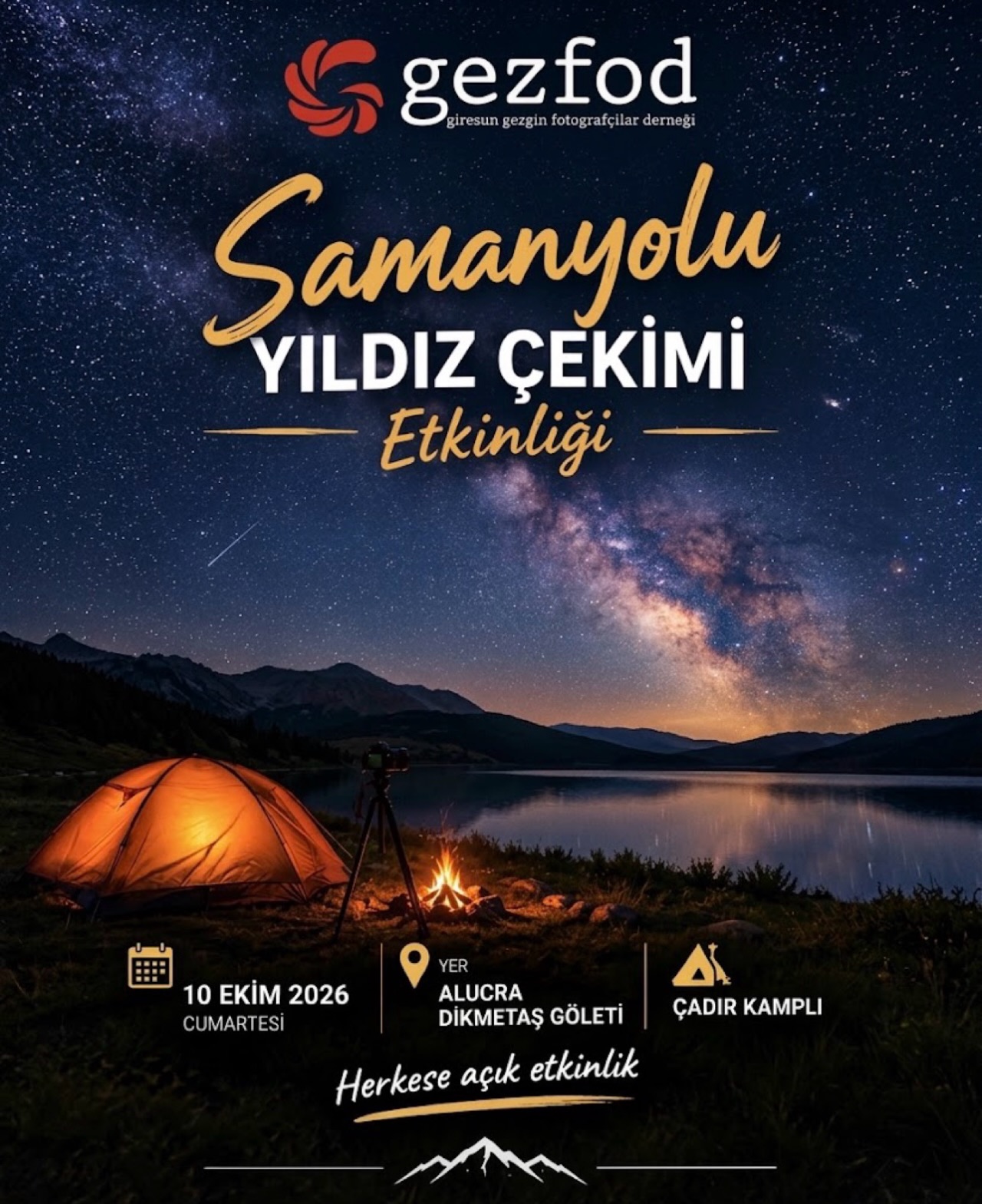 Samanyolu Yıldız Çekimi Etkinliği - görsel 1