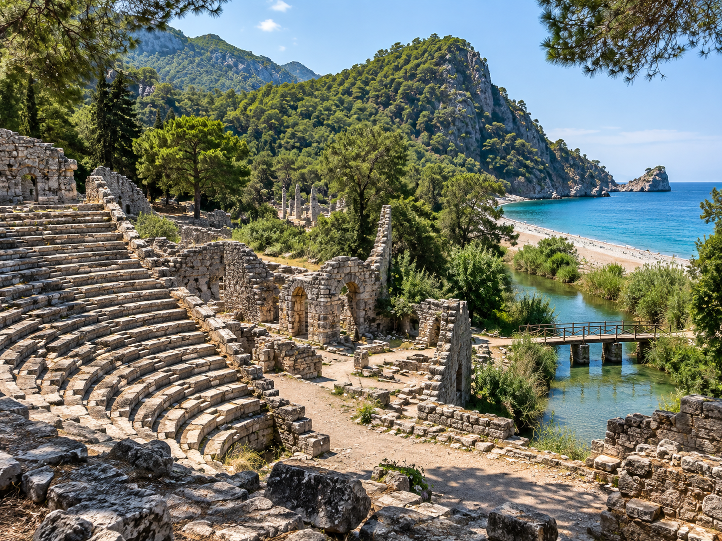 Ancient City Of Olympos