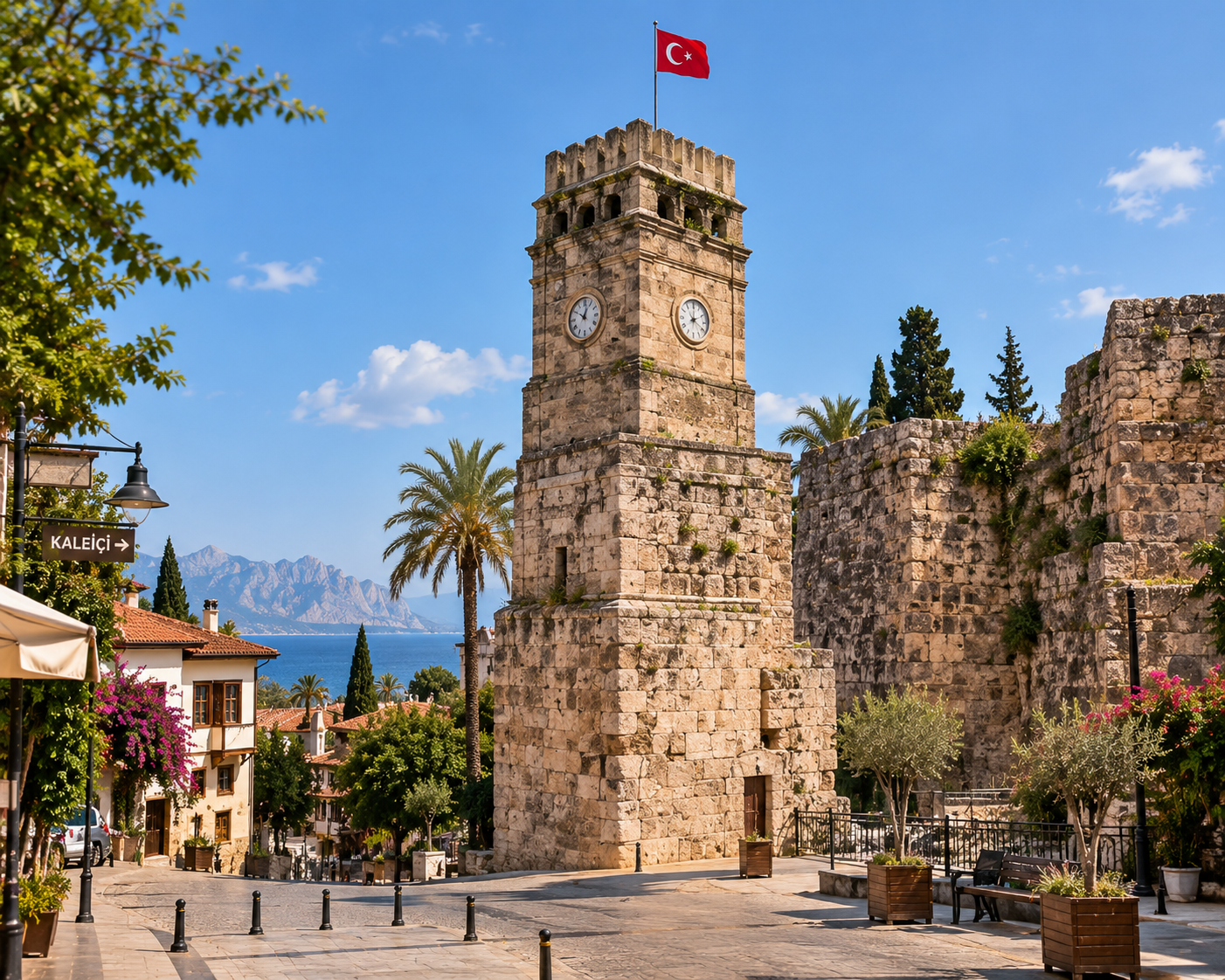 Clock Tower Of Antalya